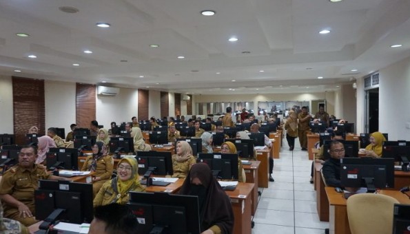 Menilai Potensi ASN, Pemkab Banyuasin Test Berbasis CACT.