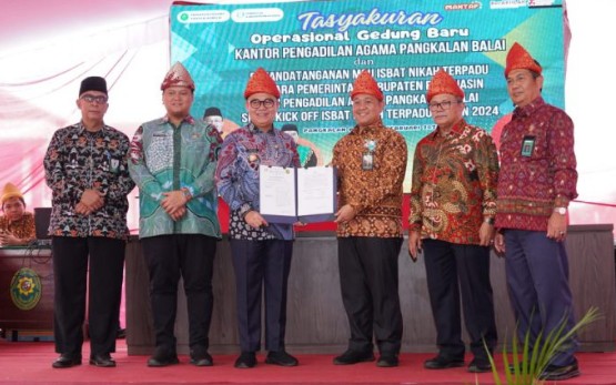 Pj Bupati Banyuasin Hadiri Launching Gedung PA Pangkalan Balai.
