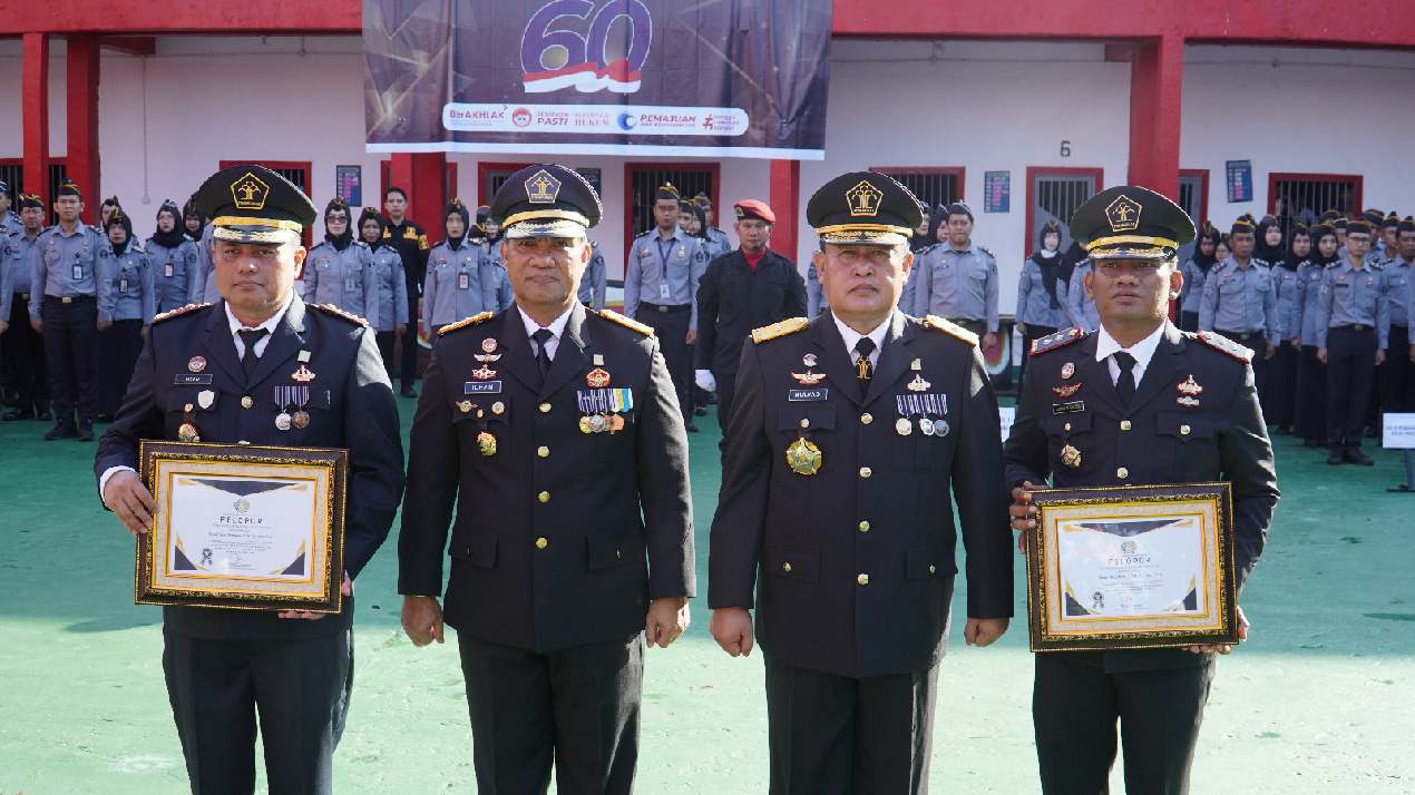 Kalapas Banyuasin Terima Penghargaan Kemenkumham.