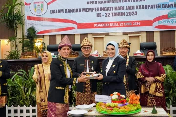 Memperingati HUT Kabupaten Banyuasin Ke 22, DPRD Banyuasin Menggelar Rapat Paripurna Istimewa.