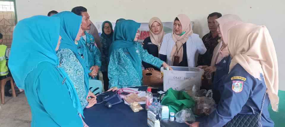Lomba 10 Program Pokok PKK Tingkat Kabupaten, Desa Tabuan Asri Menjadi Wakil Pulau Rimau.
