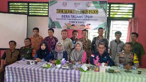 Pemerintah Desa Talang Ipuh Lakukan Rembug Stunting.