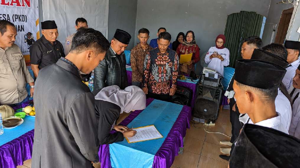 Pelantikan PKD Selat Penuguan, Ketua Panwascam Ingatkan Ini?