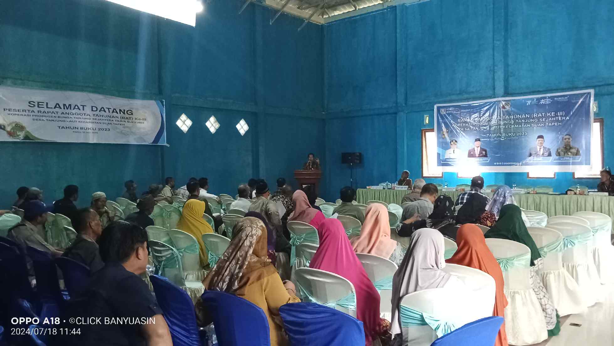 Koprasi Bunga Tanjung Sejahtera Mengelar RAT Tahun Buku 2023.