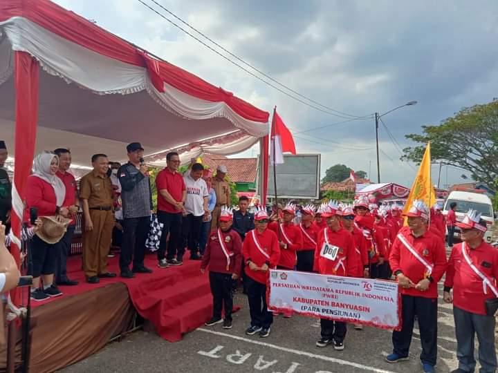 Pj Bupati Banyuasin Buka Karnaval Pembagunan Seni dan Budaya Tahun 2024.