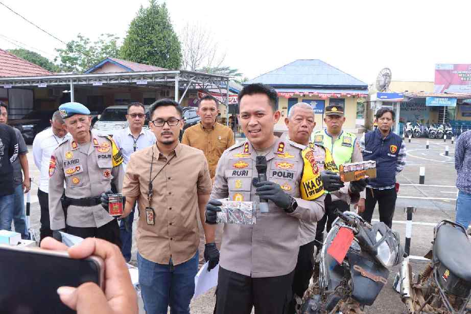 Demi Menjamin Kamtibmas di Banyuasin, Kapolres Banyuasin: Tidak ada Ruang Bagi Pelaku Kejahatan.