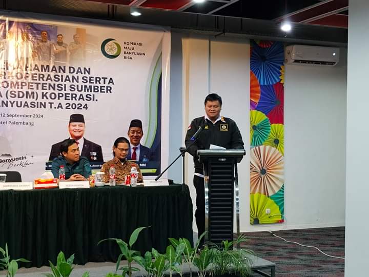 Buka Pelatihan Pemahaman dan Pengetahuan Perkoperasian, Sekda Banyuasin Sampaikan Ini?