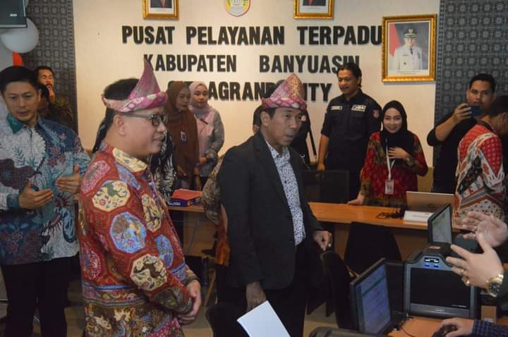 Pj Bupati Banyuasin Sambut Sekjen Ombudsman RI.