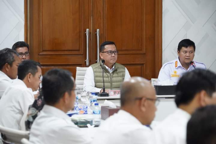 Dalam Rangka Rakor Evaluasi Kinerja Pj Bupati Banyuasin, M. Farid Mengelar Rapat Bersama.