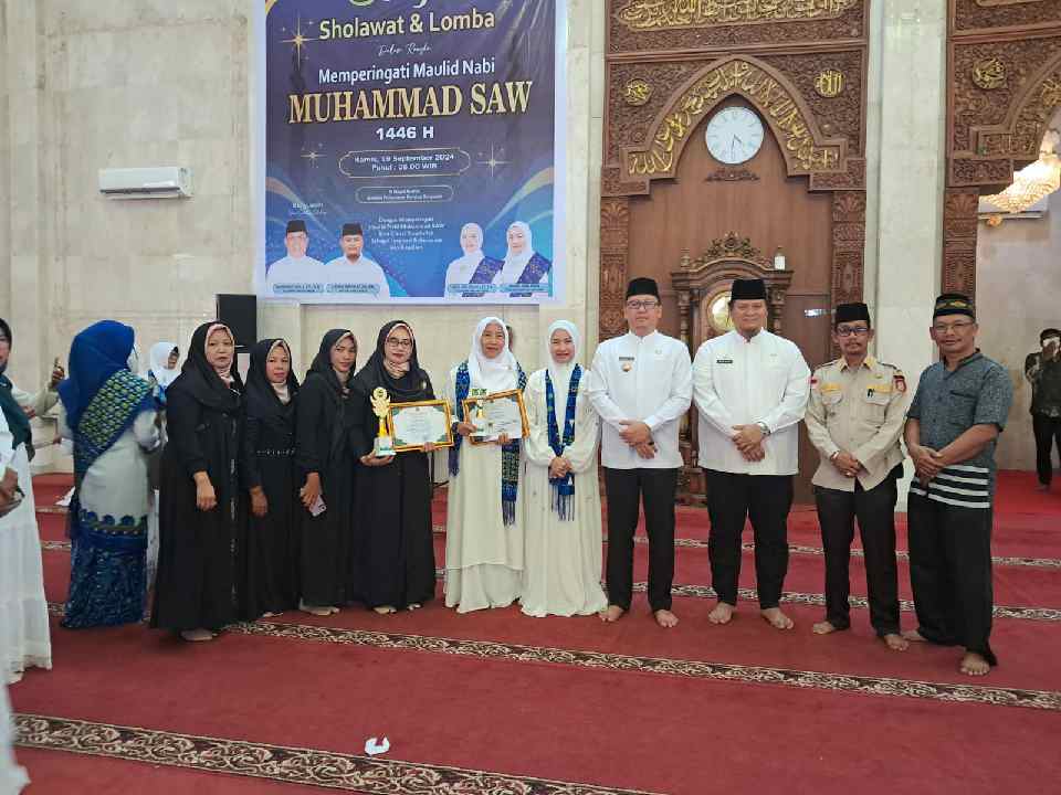 Pulau Rimau Sabet Juara 3 Tartil Al-Qur’an dan Harapan 1 Sholawat Tingkat Kabupaten Banyuasin.
