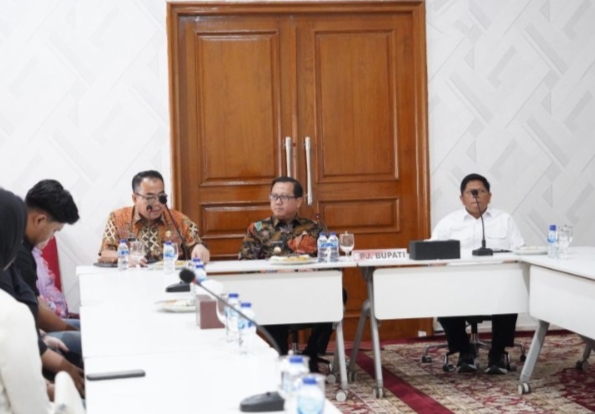 Pj Bupati Banyuasin Terima Kabinda Sumsel.