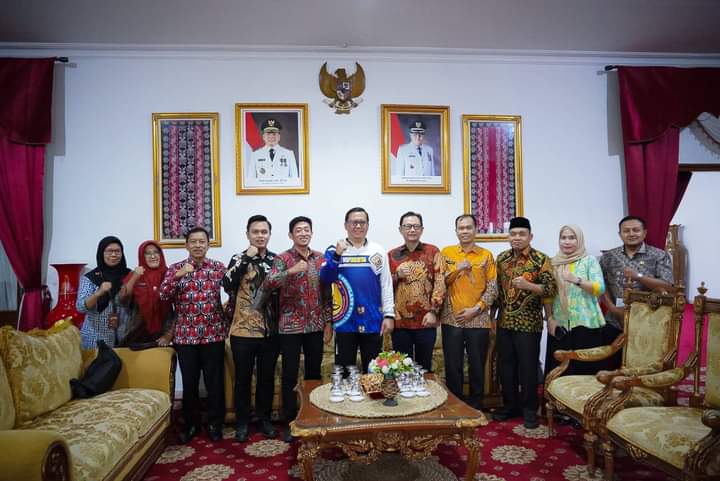 Siap Sinergi Bangun Daerah, Pj Bupati Banyuasin Terima Audiensi PT Triguna Air Minum Cleo Talang Kelapa.
