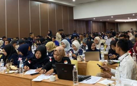 KPU Banyuasin Mengelar Bintek Tungsura Serta Penggunaan Sirekap Bagi PPK dan PPS.