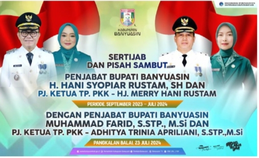 PJ Bupati Banyuasin Ucapkan Selamat Atas Pelantikan Muhammad Farid.