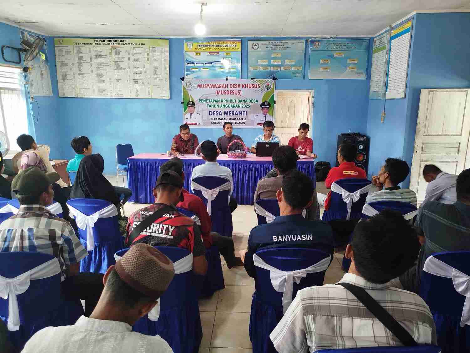 Kades Meranti Paidun Tegaskan BLT-DD 2025 Harus Tepat Sasaran dalam Musdesus. 