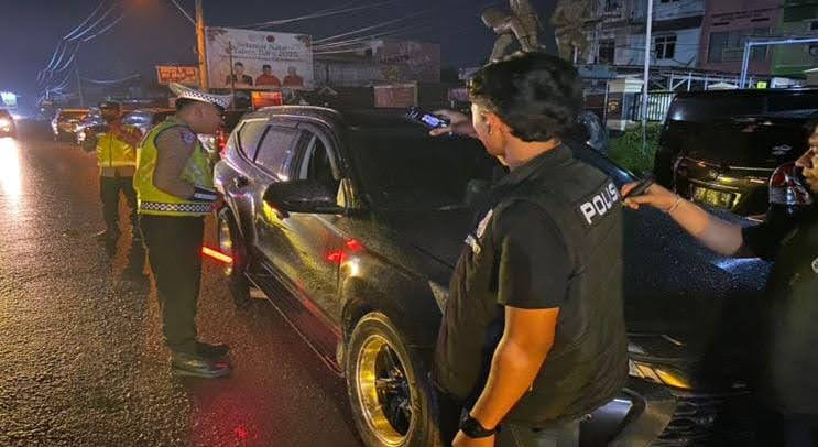 Cegah Gangguan Kamtibmas, Polres Banyuasin Gelar Razia Rutin.