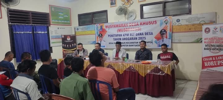 Musyawarah Desa Khusus Durian Daun: Penetapan KPM BLT Dana Desa 2025