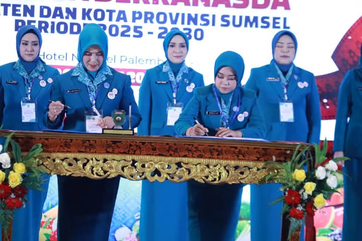 Nabila Askolani Resmi Dilantik sebagai Ketua TP PKK Banyuasin