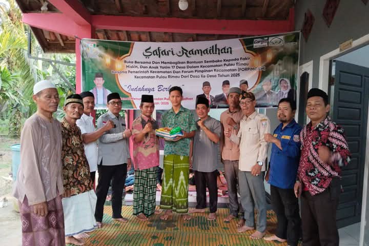 Safari Ramadhan di Kecamatan Pulau Rimau: Berbagi Kebahagiaan di Desa Tabuan Asri