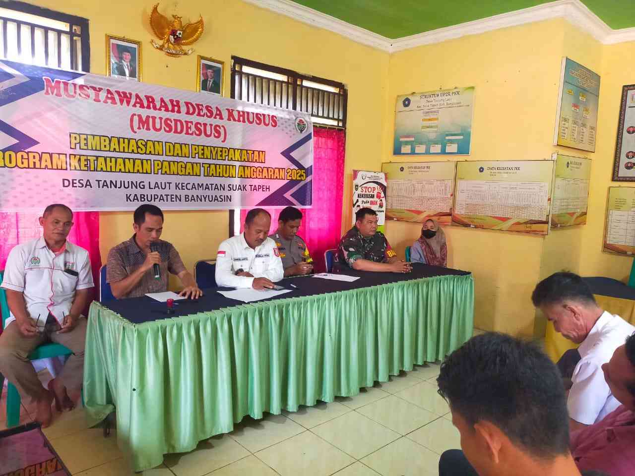 Pemdes Tanjung Laut Gelar Musdesus: Bahas Anggaran Ketahanan Pangan Desa
