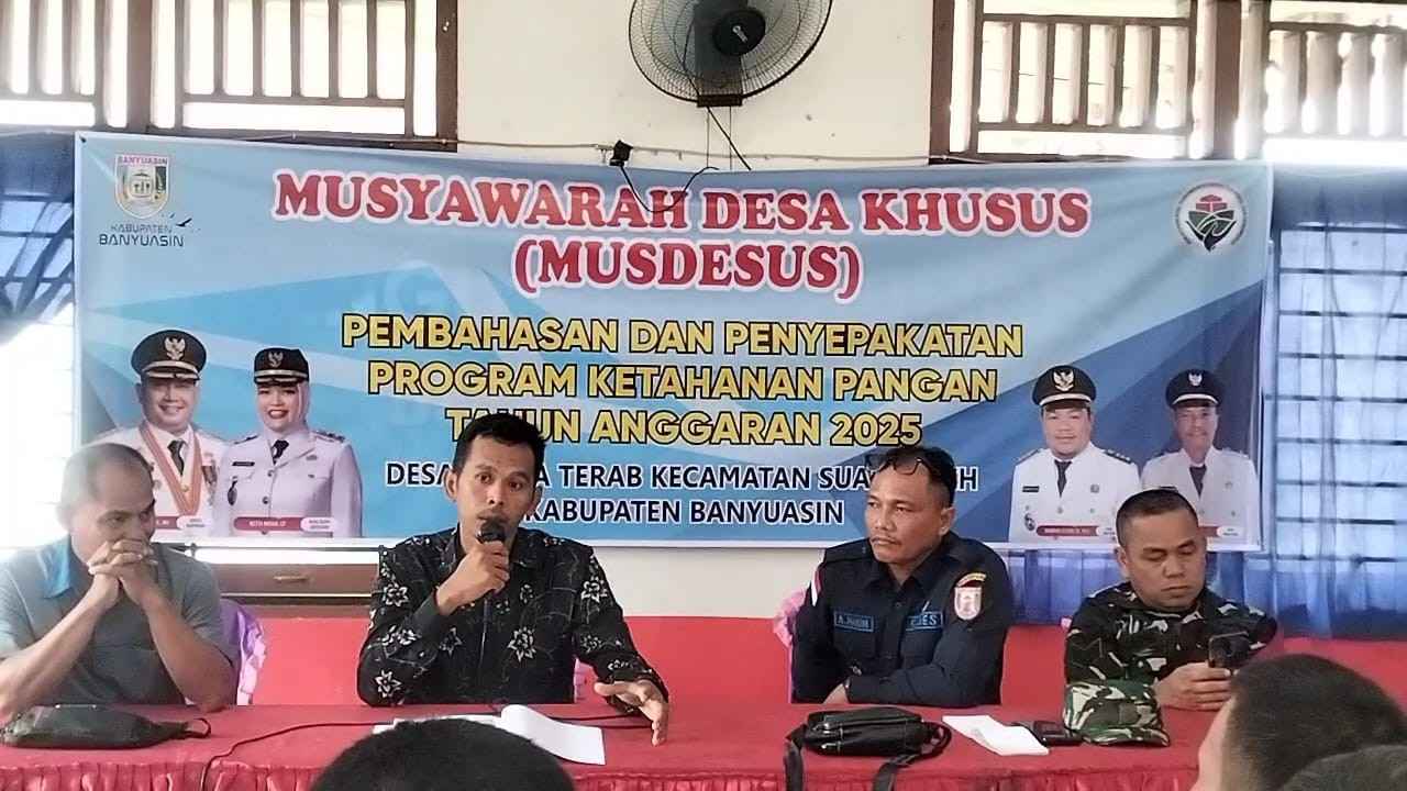 MUSDESUS Desa Rimba Terab Sepakati Program Ketahanan Pangan Tahun 2025