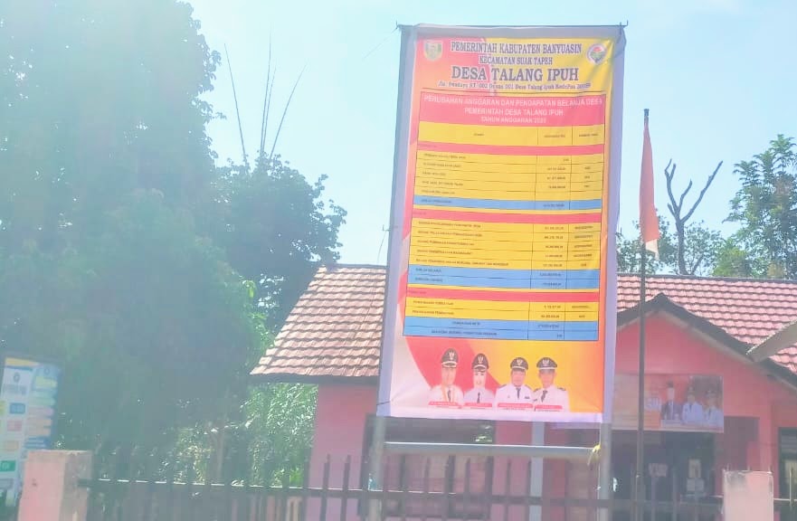 Pemerintah Desa Talang Ipuh Pasang Papan Informasi Dana Desa 2025, Tegaskan Komitmen Transparansi