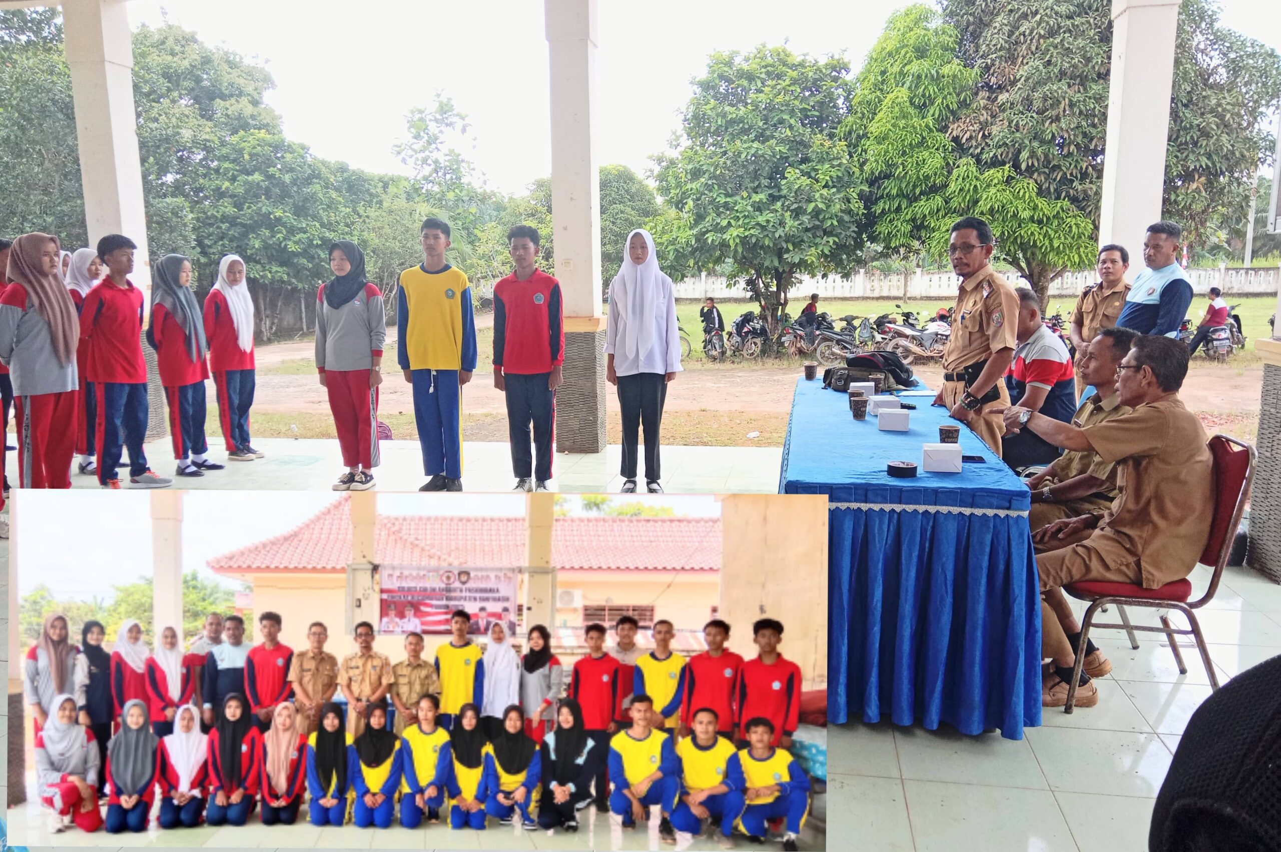 Semangat Nasionalisme! Kesbangpol dan PPI Seleksi Calon Paskibraka 2025 di Pulau Rimau dan Selat Penuguan