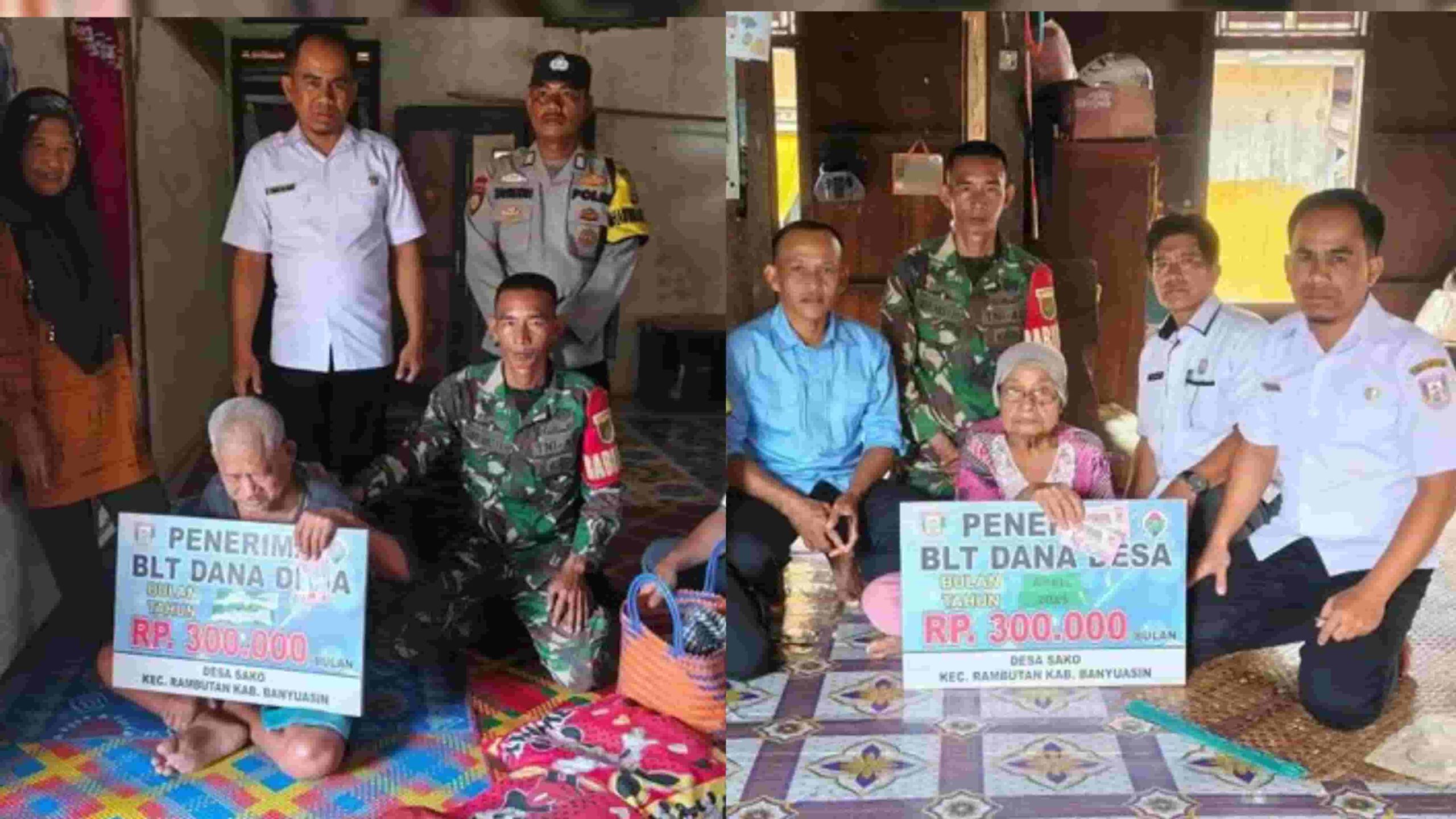 Pemdes Sako Kembali Salurkan BLT Dana Desa, Kades Turun Langsung Serahkan ke Rumah Warga Lansia