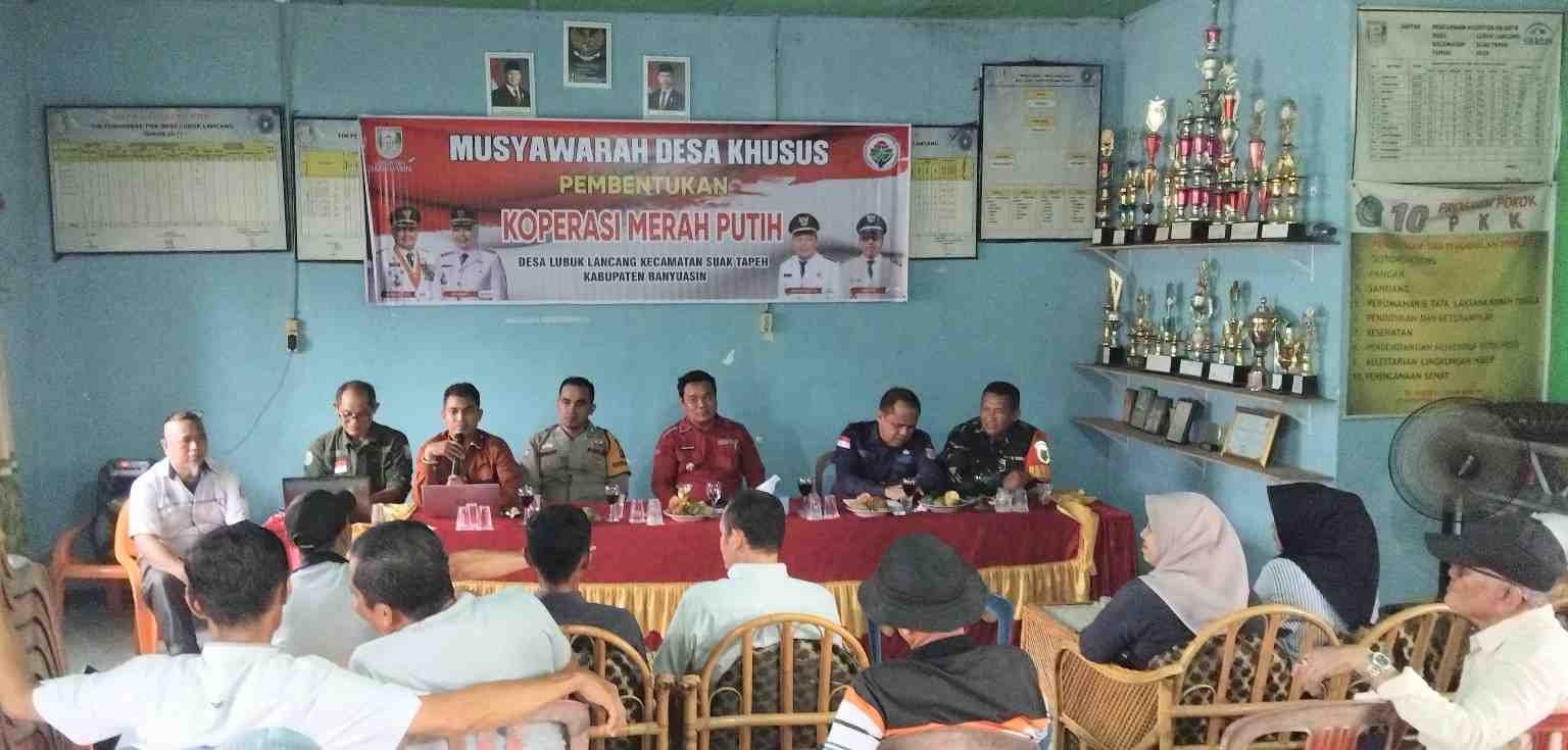 Lubuk Lancang Wujudkan Inpres Ekonomi Desa, Koperasi Merah Putih Dibentuk