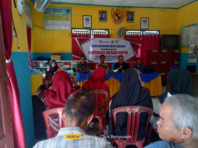 Pembentukan Koperasi Merah Putih di Desa Air Senggris Resmi Dimulai, Siap Dukung Perekonomian Warga