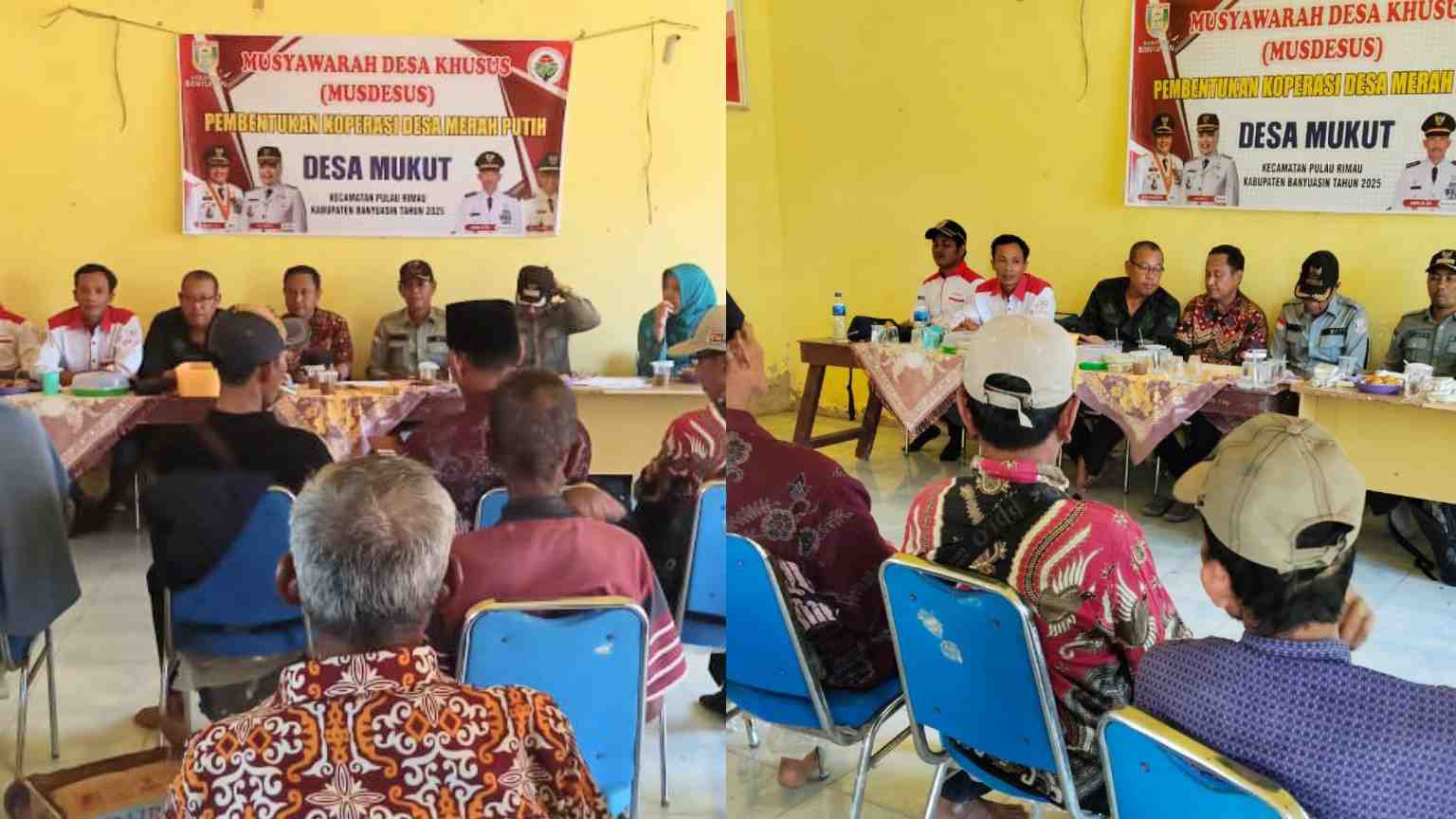 Wujudkan Instruksi Presiden, Desa Mukut Bentuk Koperasi Merah Putih