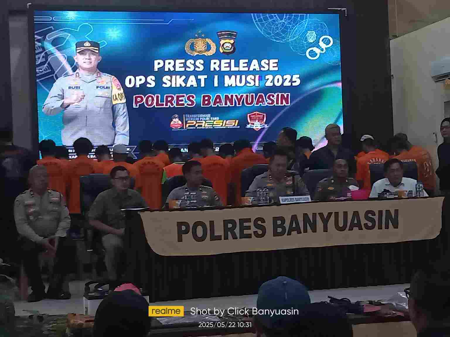 Premanisme, Curat hingga Pencurian Sapi: 56 Kasus Kriminal Diungkap Polres Banyuasin