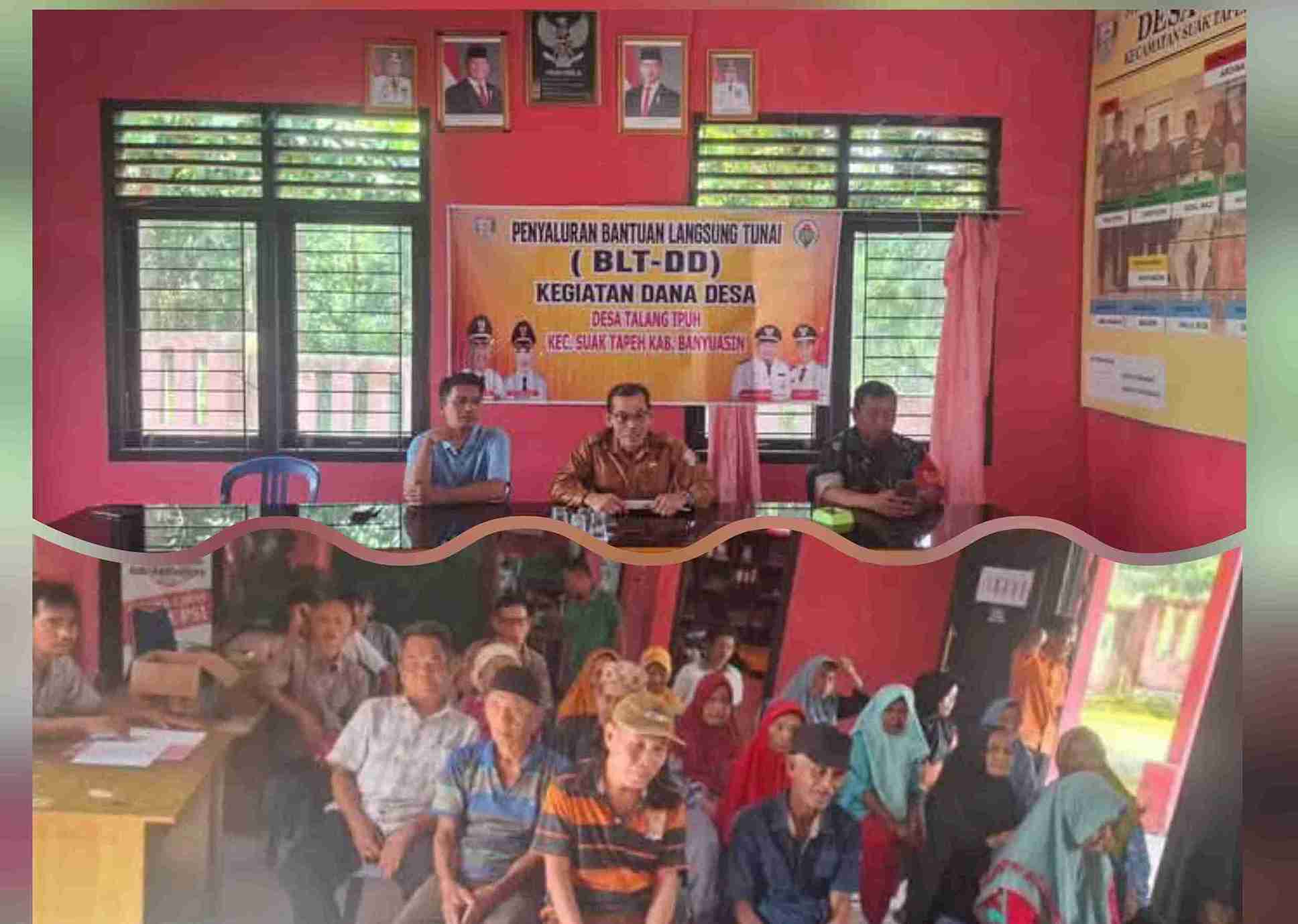 Menjelang Idul Adha, Pemdes Talang Ipuh Salurkan BLT-DD kepada 27 KPM