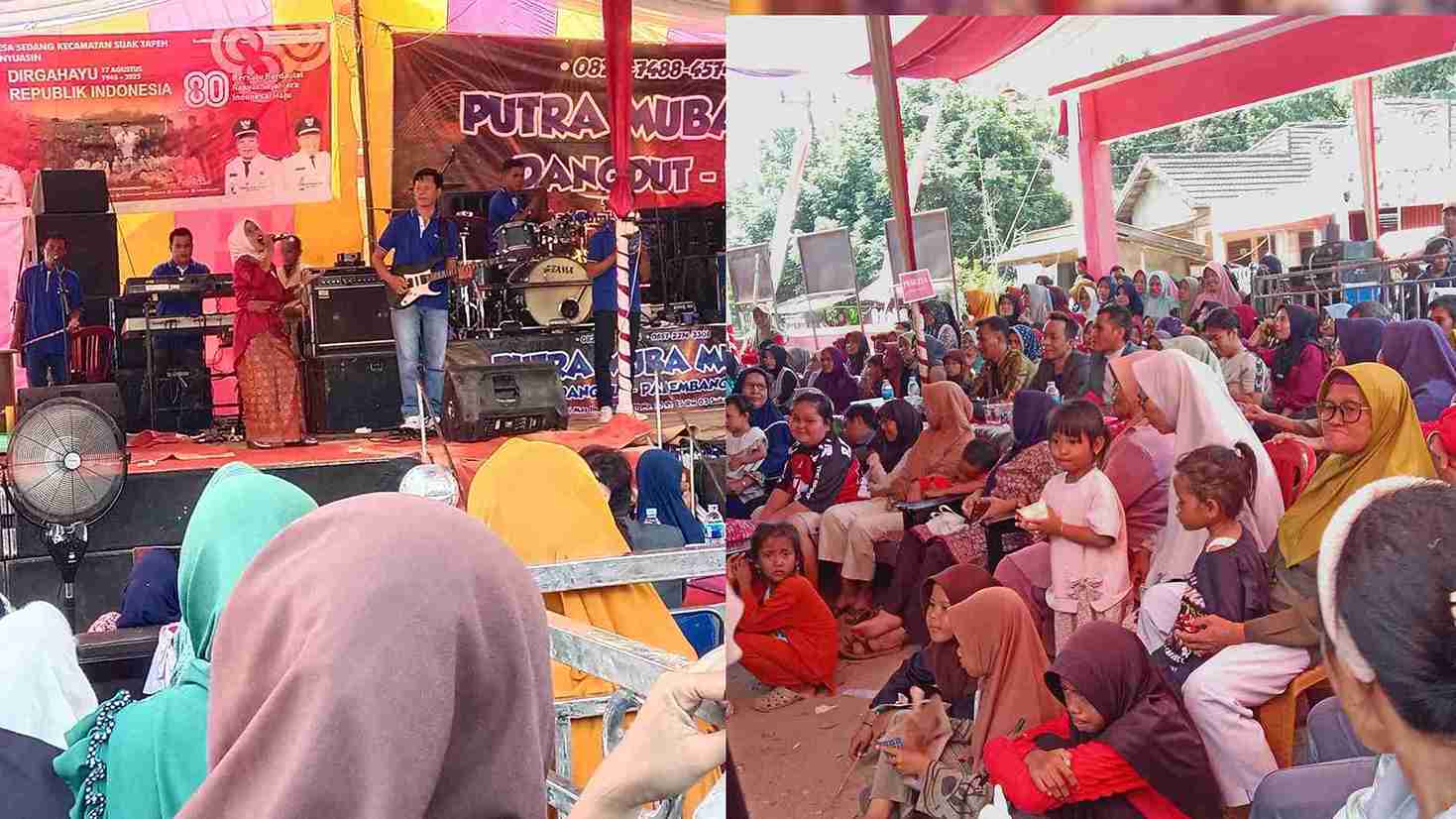 Festival Dangdut Meriahkan Desa Sedang, Malamnya Tutup Rangkaian HUT RI ke-80