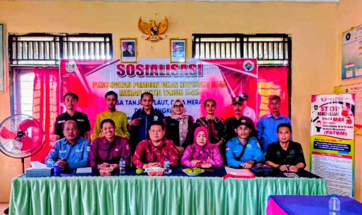 Kades Bengkuang Sampaikan Dukungan pada Sosialisasi Pembentukan Kopdes Merah Putih