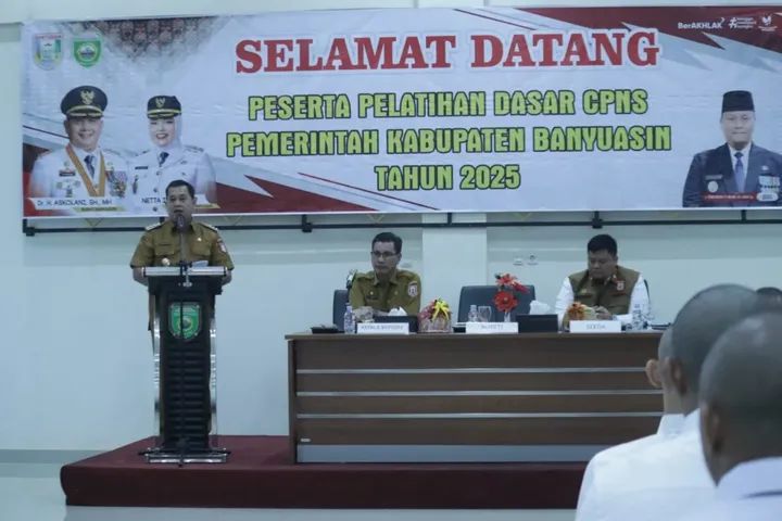 Pembukaan Pelatihan Dasar CPNS Banyuasin Angkatan VIII, Bupati Askolani Tekankan Pentingnya Latsar Bagi CPNS