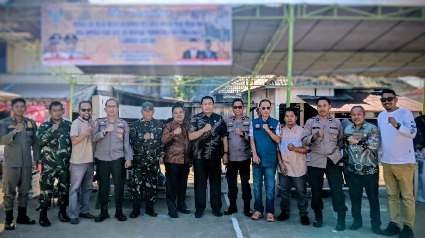 Sinergi TNI, Polri, dan Pemerintah Kawal Pasar Murah di Lubuk Lancang