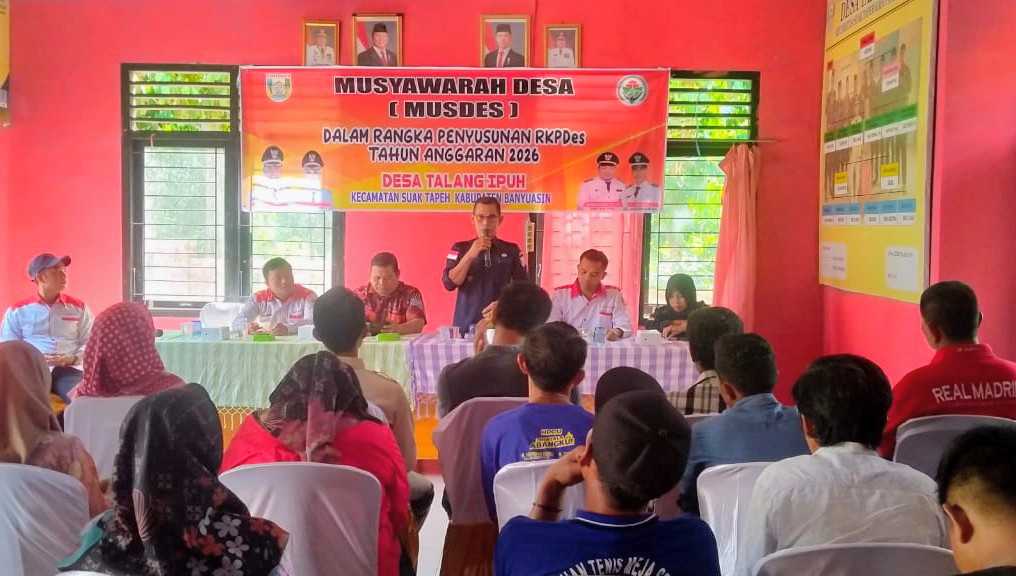 Dari Masyarakat untuk Masyarakat, Musdes Talang Ipuh Bahas Arah Pembangunan Desa 2026