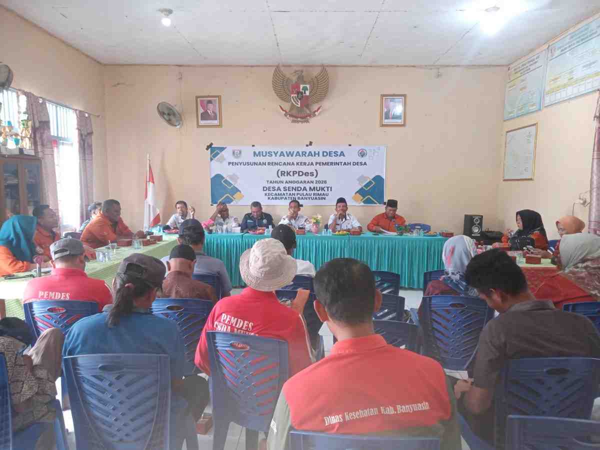 Desa Senda Mukti Mulai Susun RKPDes 2026, Warga Didorong Aktif Berpartisipasi