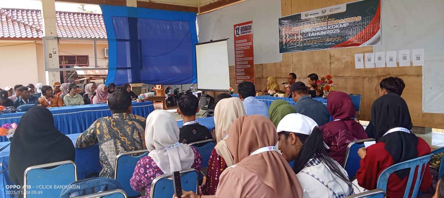 Camat Pulau Rimau Buka Pelatihan Peningkatan Kapasitas Pengurus KDKMP 2025