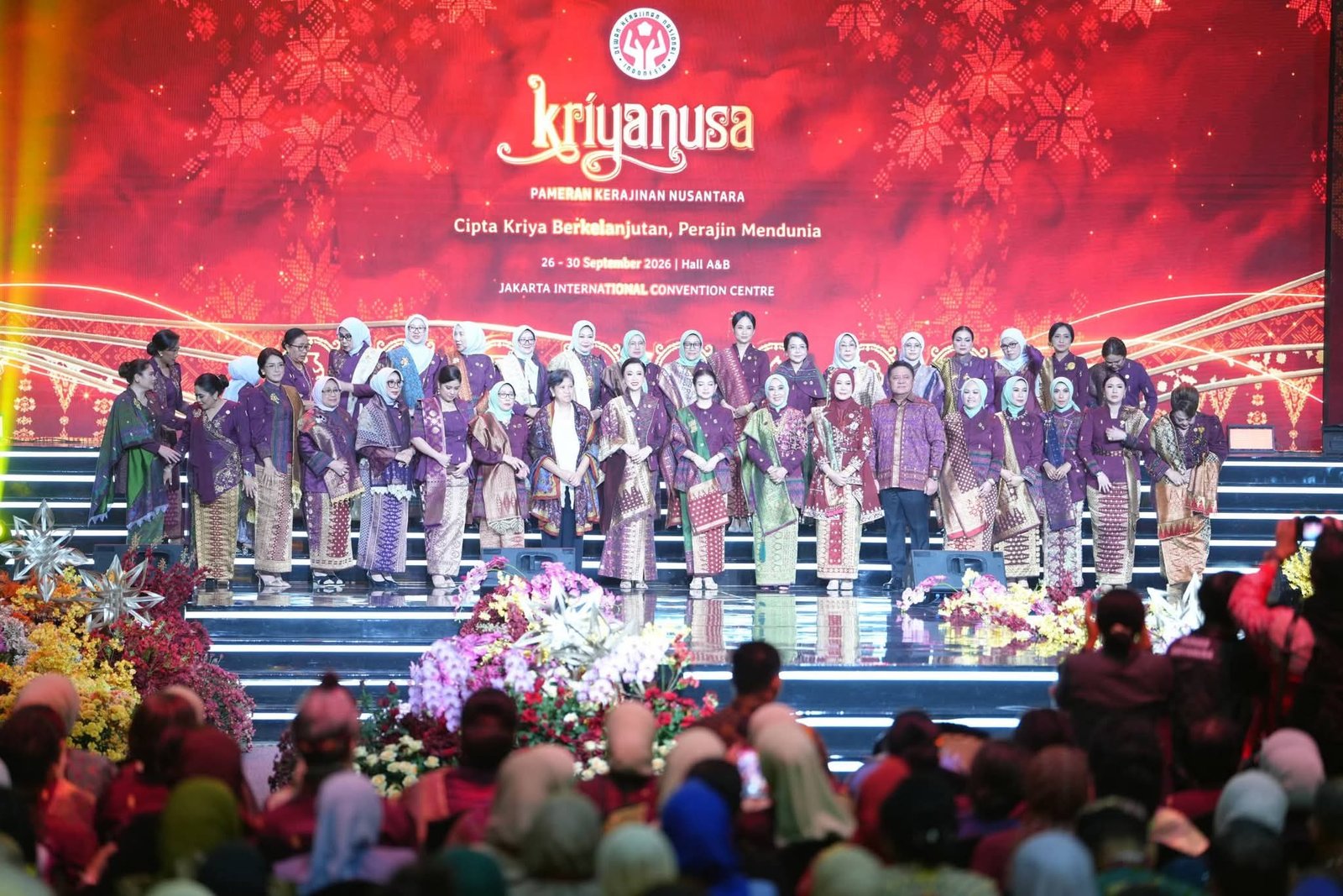 Kain Songket Banyuasin Dilirik Istri Wapres RI pada Pameran Kriyanusa 2026  ‎